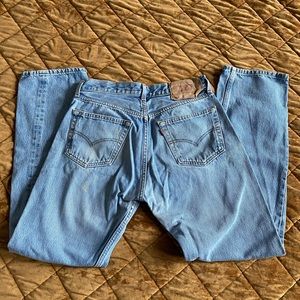 LEVI 501 VINTAGE JEANS w/ 5 BUTTON SZ 32